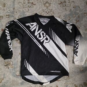 Answer Racing Youth Motocross Jersey - White/Black